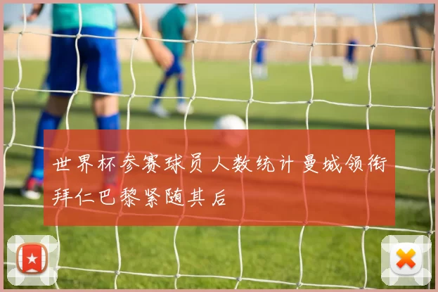 世界杯参赛球员人数统计曼城领衔拜仁巴黎紧随其后